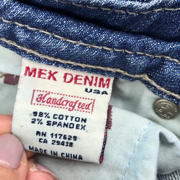 💕SALE💕 MEK Malibu Premium Distressed Denim Jeans - Picture 7 of 8